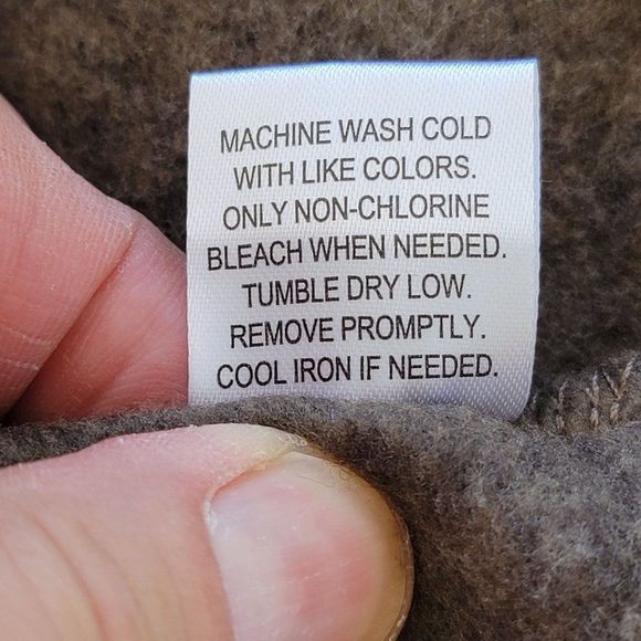 Northcrest Mock Neck Quarter Zip Shacket Mens L Shirt Jacket Brown Long Sleeve - Picture 8 of 11